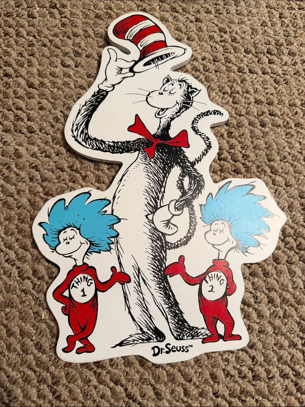 Dr. Seuss Cat in the Hat Plaque/Wall decor